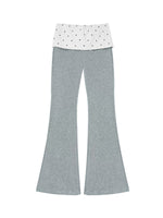 Polka Dot Layered Sweatshirt Set