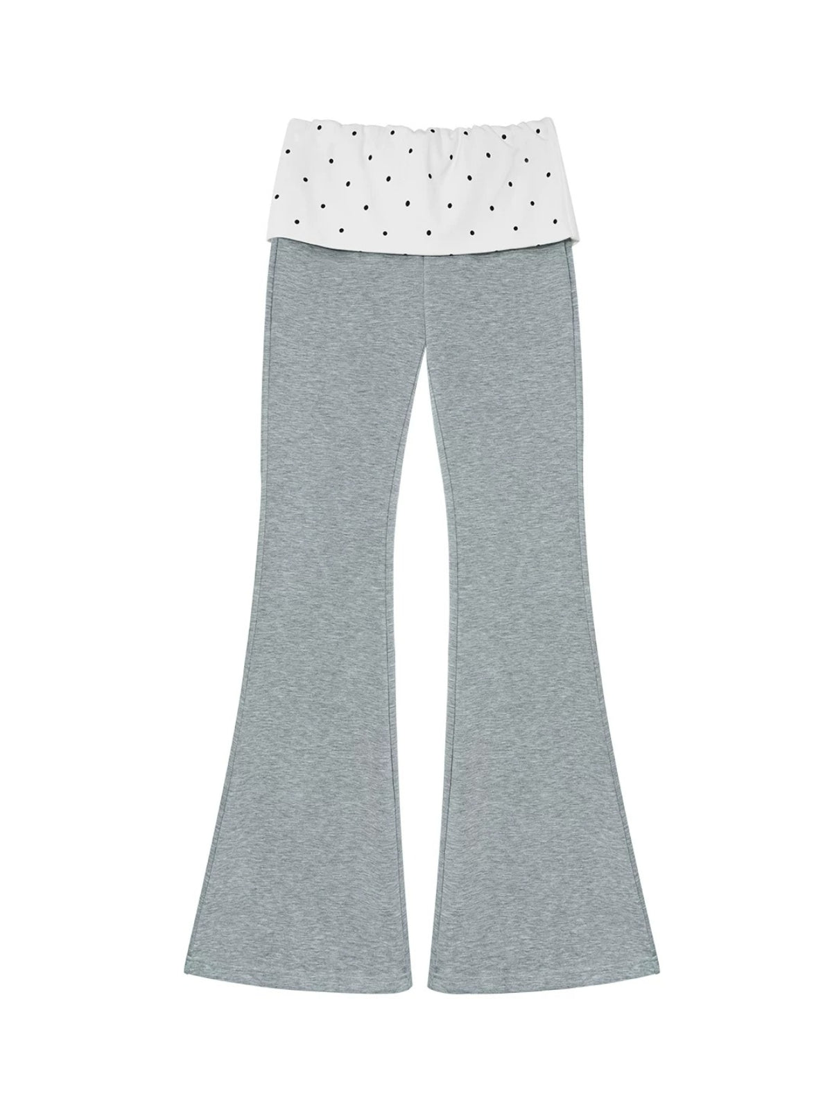 Polka Dot Layered Sweatshirt Set