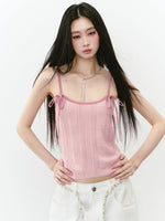 Spliced Bow Loose Sling Vest