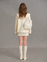 Polar Fleece Hooded Zip Jacket