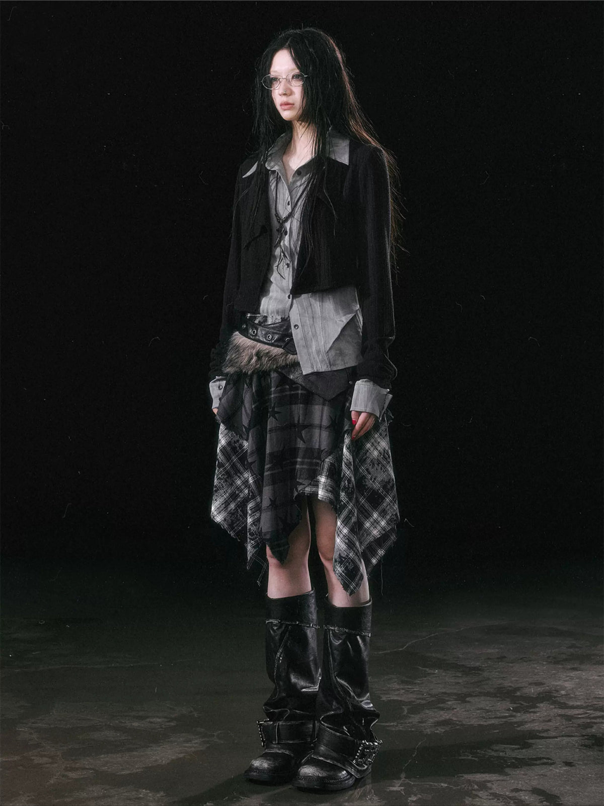 Contrast Layered Shirt