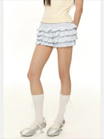 Layered A-Line Skirt Shorts