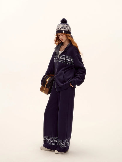 Fair Isle Hoodie Set