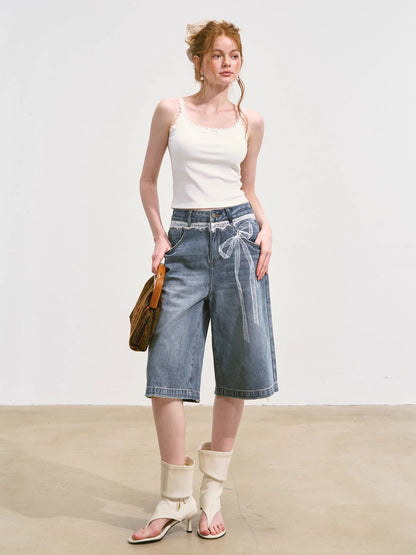 Lace‑Splice Sun Jacket &amp; Skirt Set