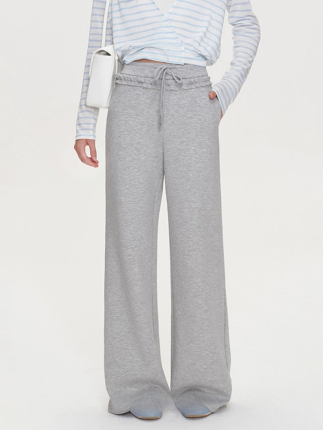 Cotton Straight Pants