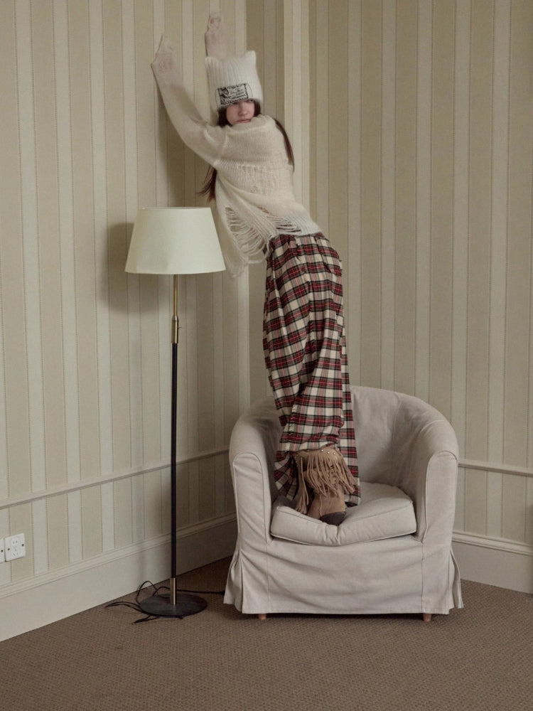 Mohair Star Cutout Cardigan