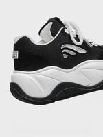 Black Wave Platform Sneakers