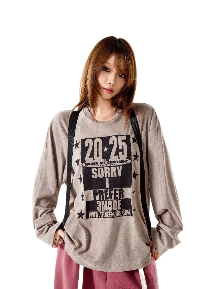 Vintage Letter T-shirt