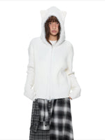 Bear Ear Knit Cardigan