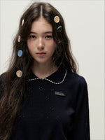 Vintage Pattern Button Hair Clip