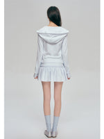 Contrast Hooded Sweatshirt