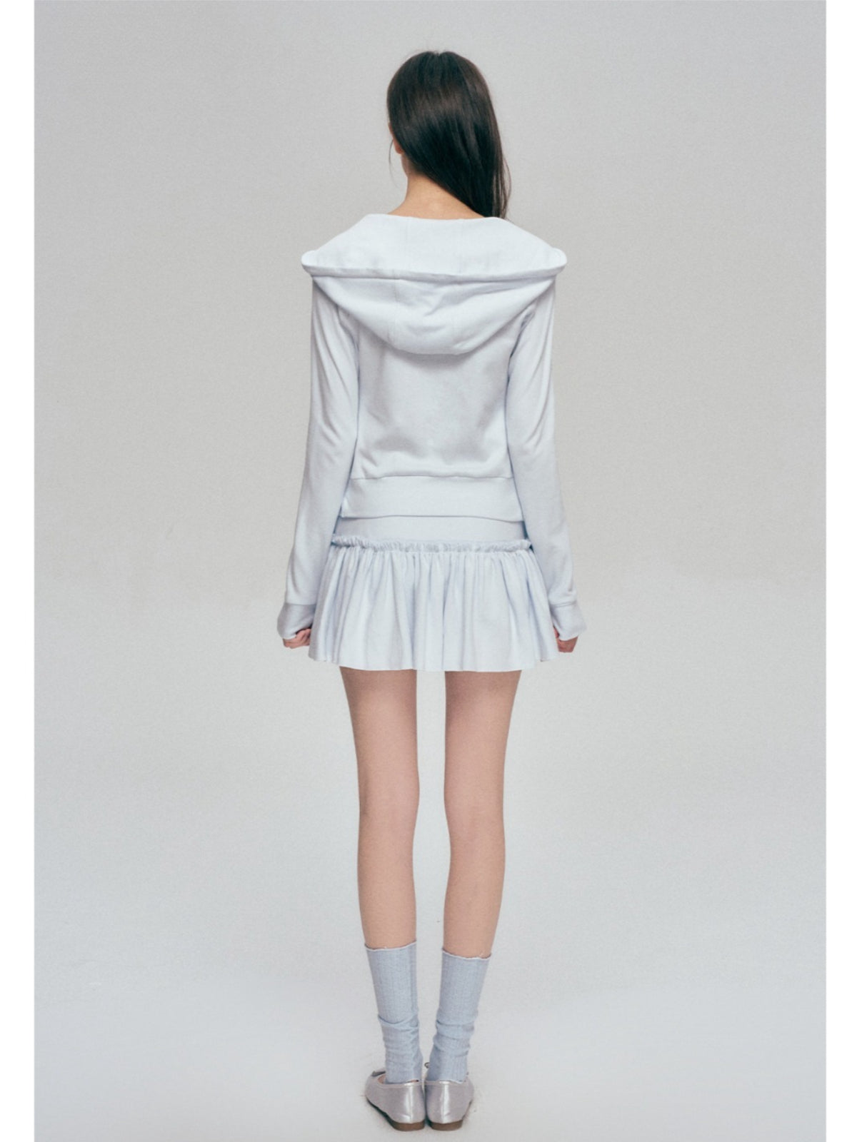 Contrast Hooded Sweatshirt