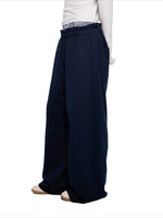 Plaid Waist Sweatpants