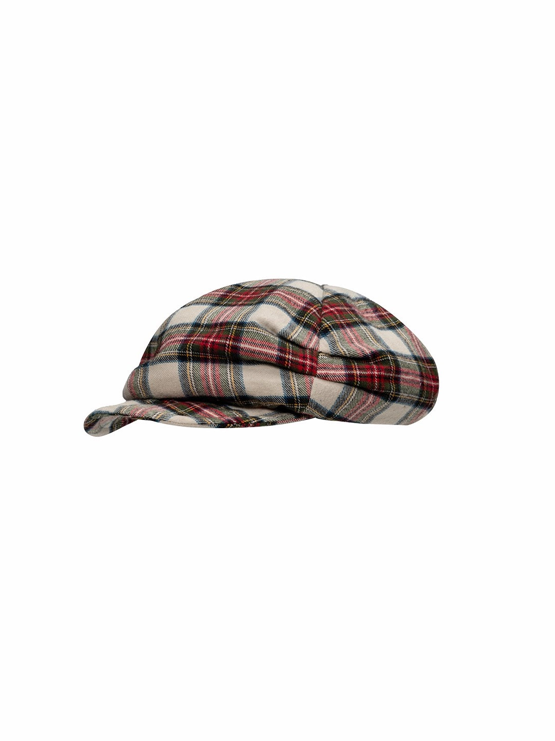 Vintage Check Newsboy Cap