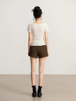 Ruched V-Neck Top