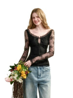 Lace Long Sleeve Top