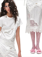 Snoopy Satin Mermaid Skirt