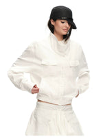 Lyocell Stand Collar Jacket