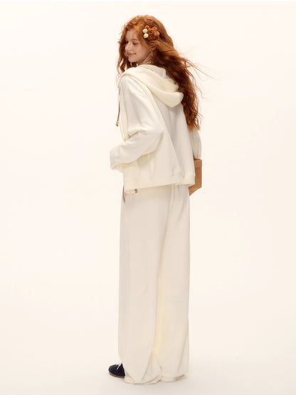 Pony Beaded Hoodie Set