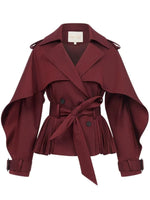 Vintage Wool Blend Trench Coat