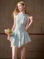Summer Cool Sea Salt Blue Dress