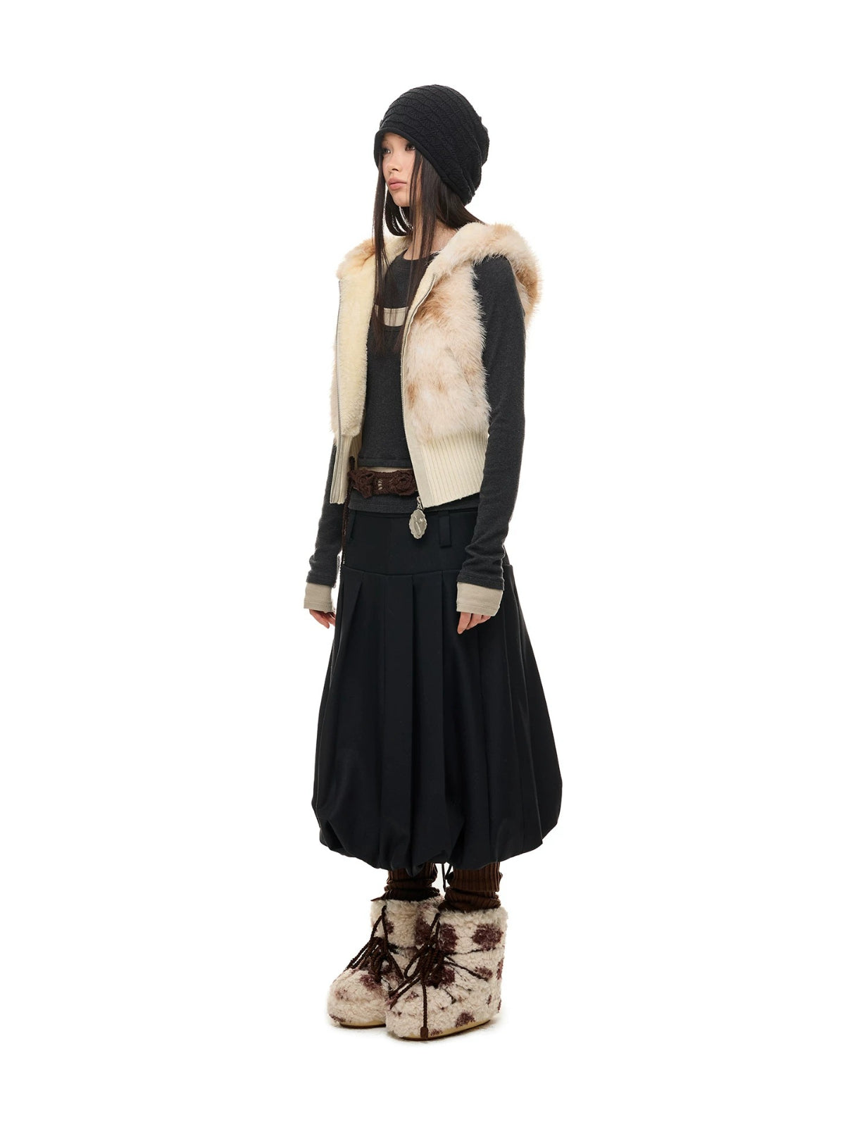 Leopard Faux Fur Vest