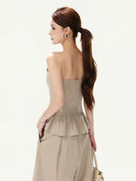 Linen Pleated Set