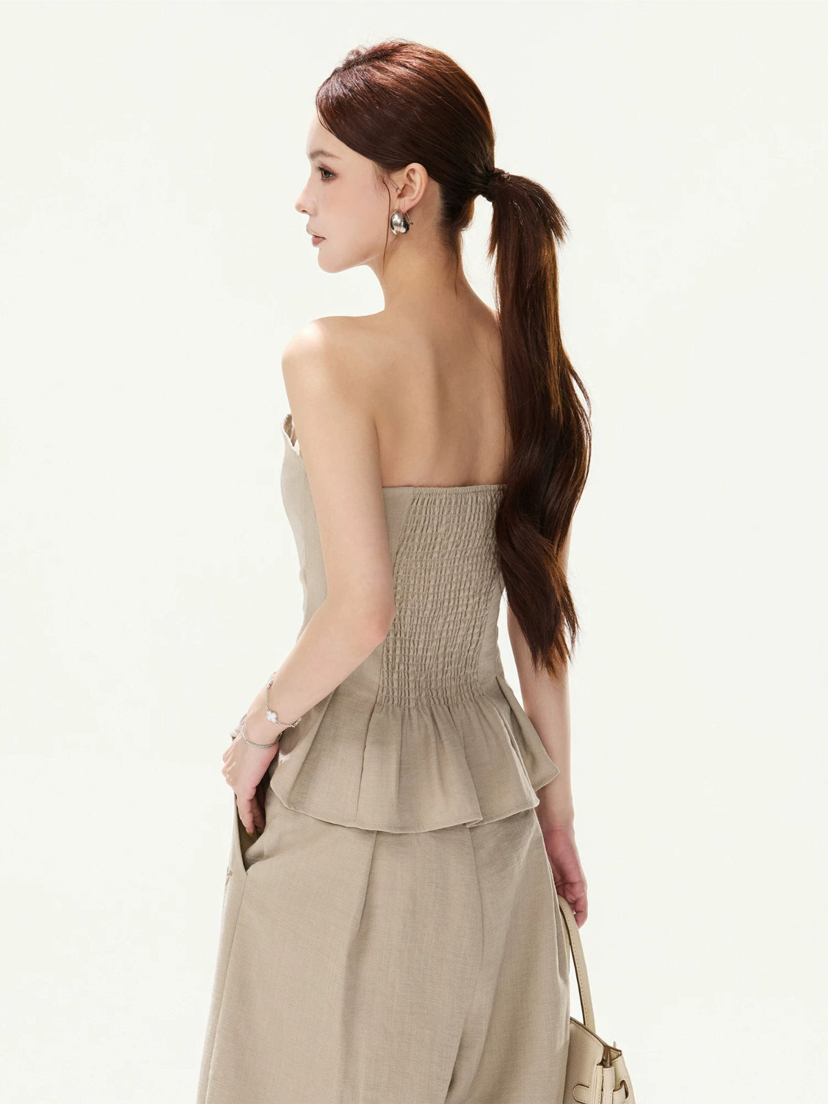 Linen Pleated Set