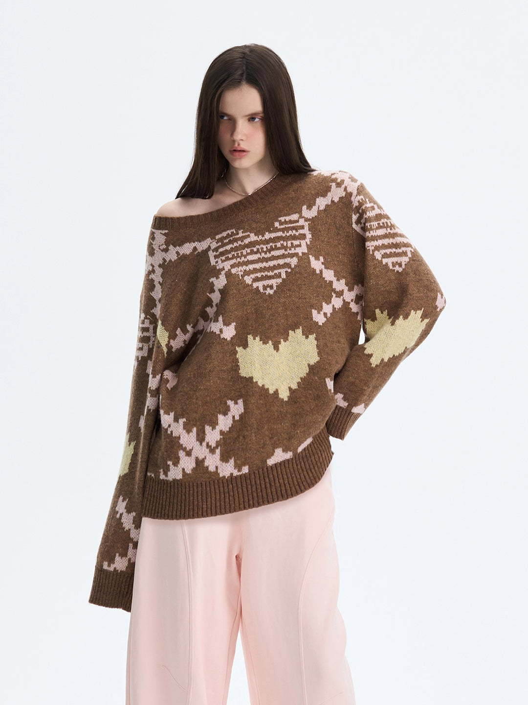 Pixel Jacquard Knit Set