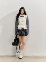 Embellished Knit Layered Knit