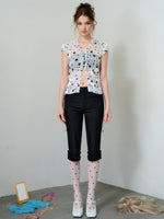 Polka Dot Chiffon Blouse