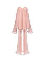 Thiri Chiffon Flowing Ribbons Dress