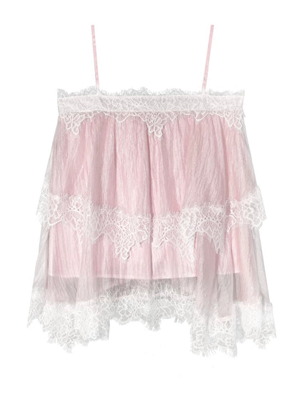 Lace Cami Skirt Set