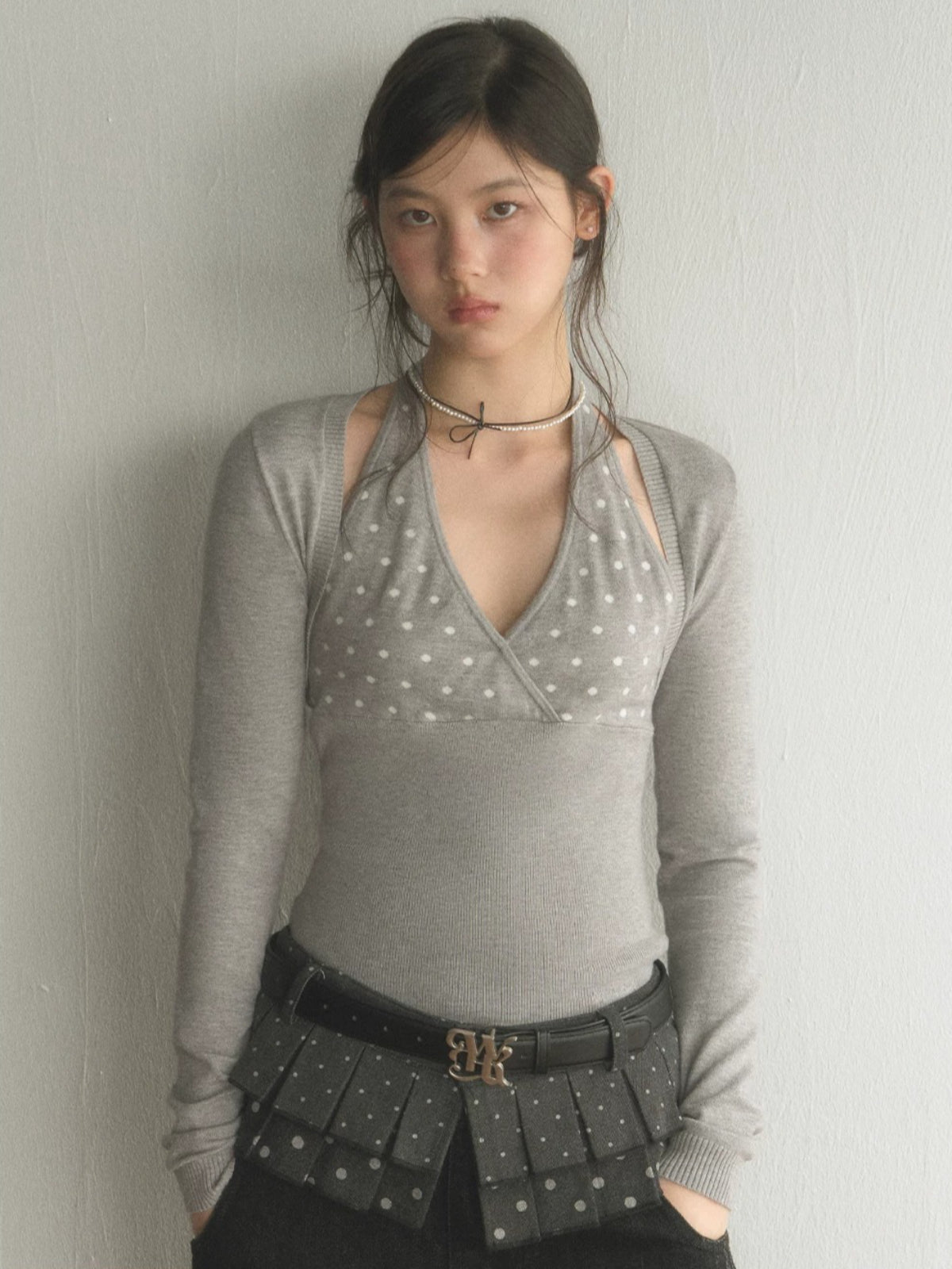 Polka Dot Knit Set