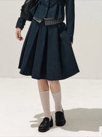 Peter Pan Pleated Skirt Set