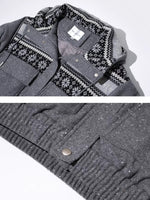 Fair Isle Hooded Down Jacket