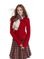 Wool Button Knitted Cardigan