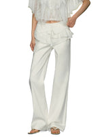 Ballet Lace-Up Flared Pants