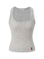 Knitted Hollow -Out Sling Vest