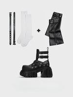 Chunky Roman Platform Boots