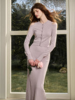 Lazy French Cardigan & Dress Set