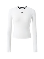 Modern Contrast-trim Regular-shoulder T-shirt