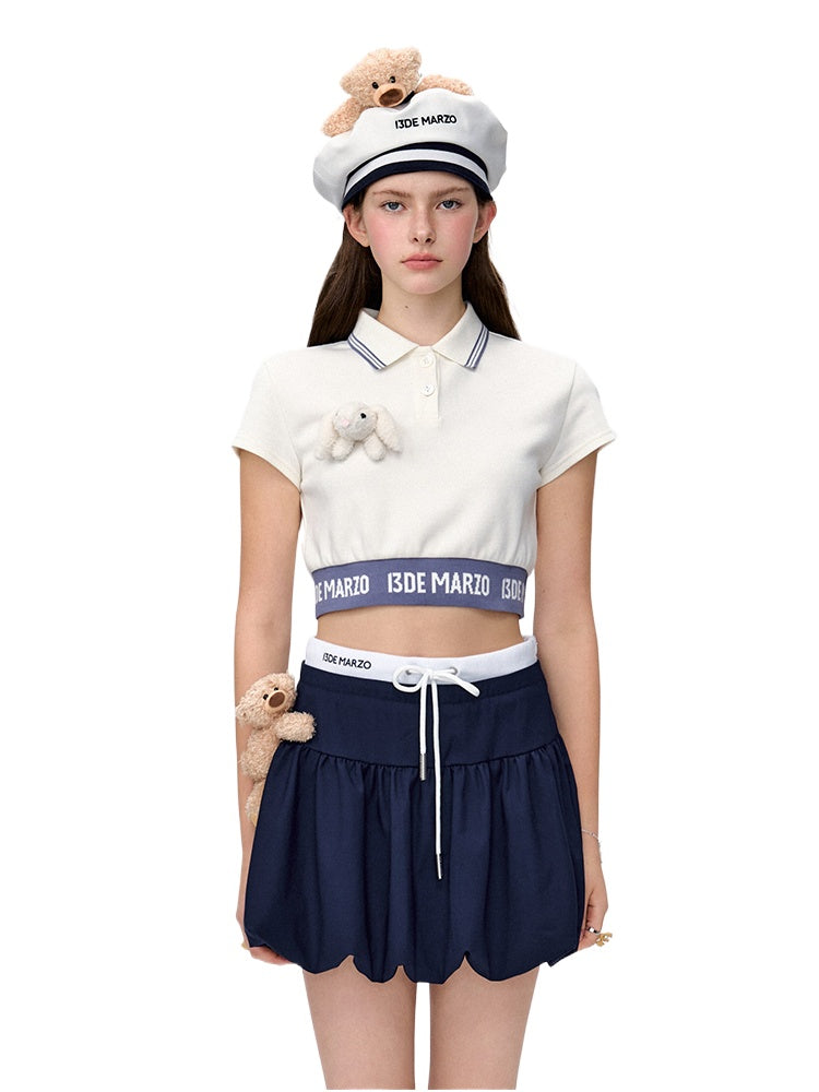 Short-fitting Polo T-shirt