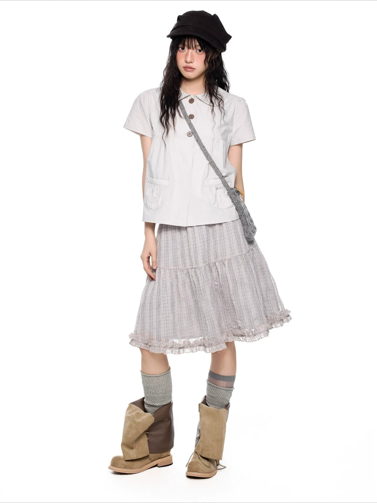 Polka Dot Peter Pan Tee