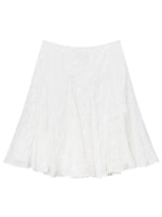 Crinkled A-Line Skirt