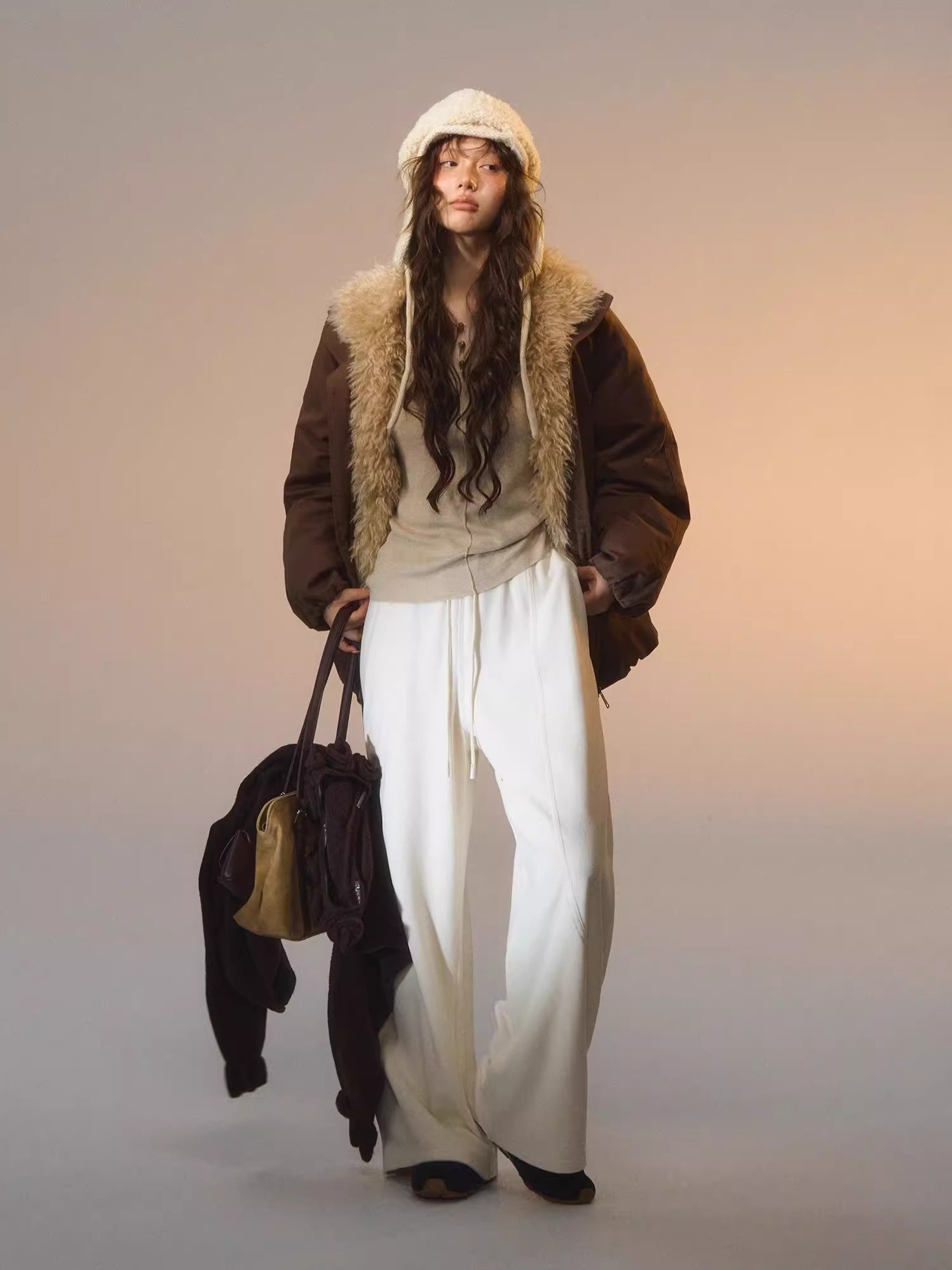 Detachable Fur Down Parka