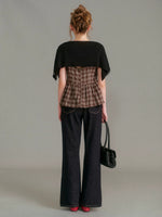 Cotton Denim Straight Jeans