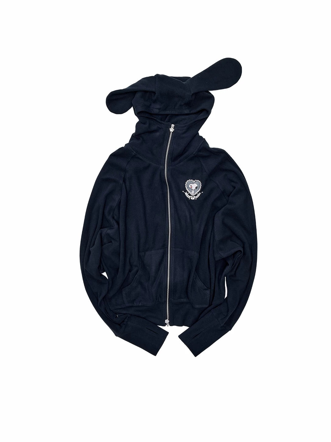 Dog-Ear Hoodie &amp; Flared Pants Set