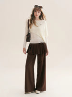 Pleated Wide Leg Pants
