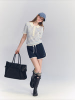 Contrast Trim Shorts
